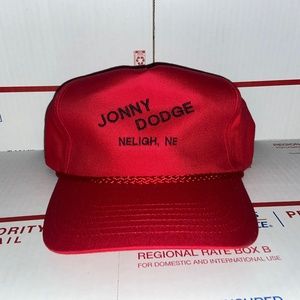 Jonny Dodge Neligh NE Nebraska Hat CAp Auto Car Truck Dealer Sales Dealership US